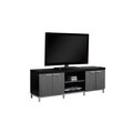 Monarch Specialties Tv Stand, 60 Inch, Console, Storage Cabinet, Living Room, Bedroom, Laminate, Black I 2590